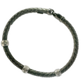 Load image into Gallery viewer, Silver Braided Bracelet
