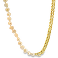 Load image into Gallery viewer, Gold-Plated Cuban and Pearl Necklace
