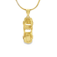 Load image into Gallery viewer, Gold Corvette Car Pendant
