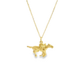 Load image into Gallery viewer, Horse And Jockey Pendant Necklace
