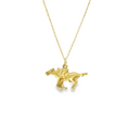 Load image into Gallery viewer, Horse And Jockey Pendant Necklace
