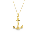 Load image into Gallery viewer, Gold Anchor Pendant
