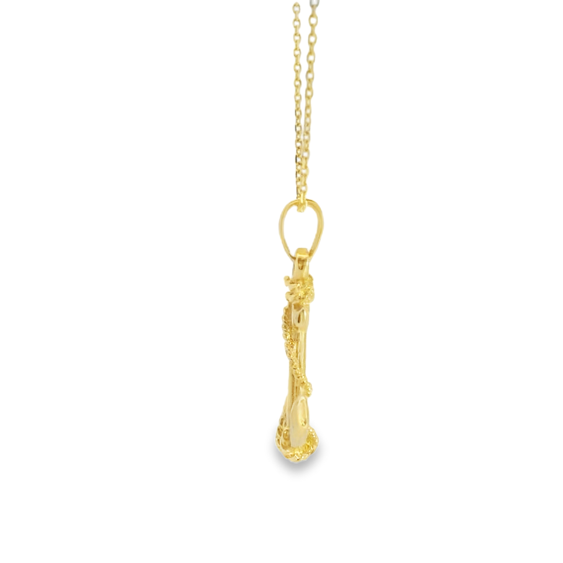 Gold Anchor Pendant