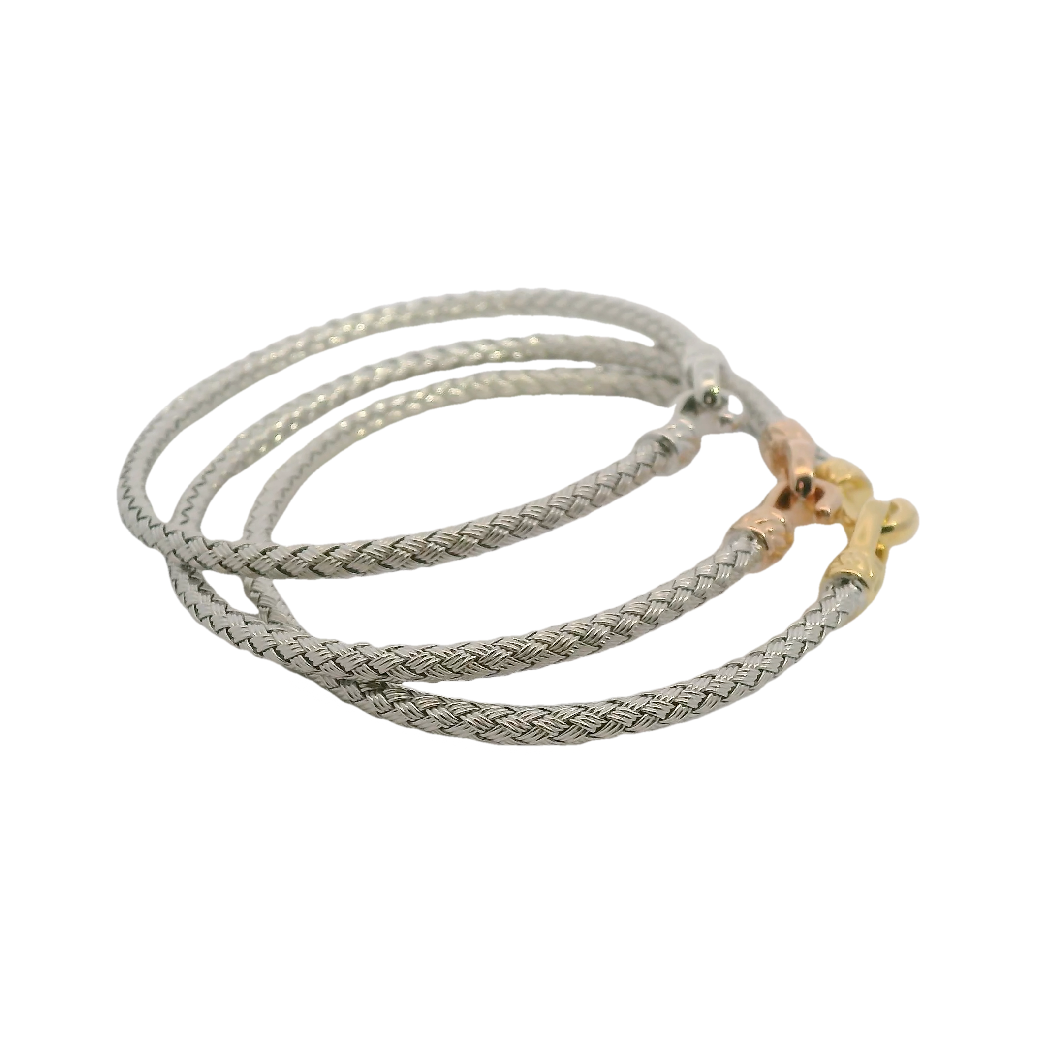 Cable Silver Bracelet