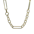 Load image into Gallery viewer, Gold Elongated Chain Necklace
