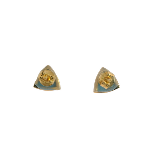 Turquoise Triangle Earrings