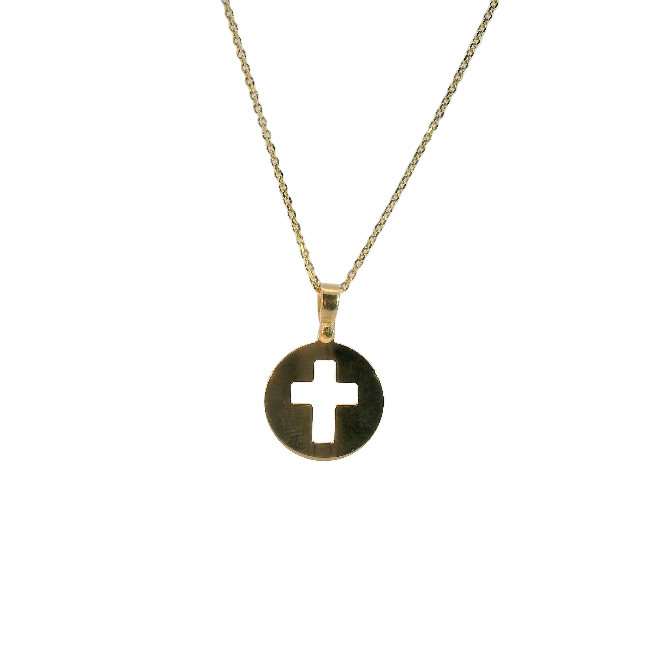 Gold Cross Charm