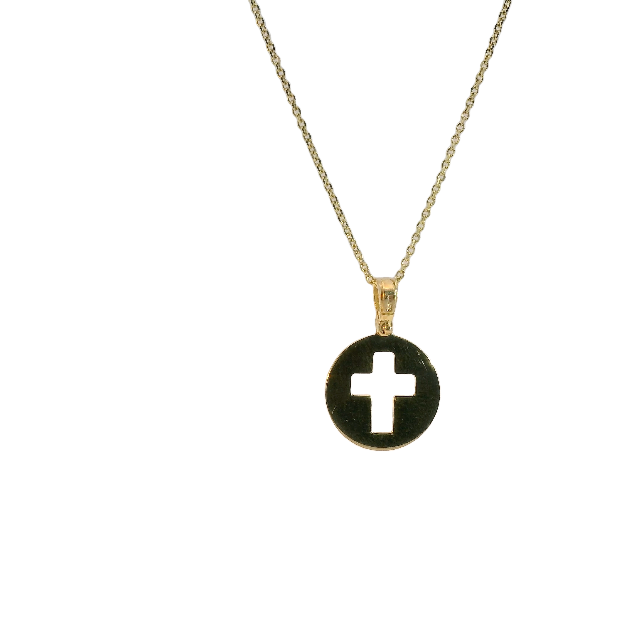 Gold Cross Charm