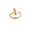 Load image into Gallery viewer, Pearl and Yellow Diamond Ring
