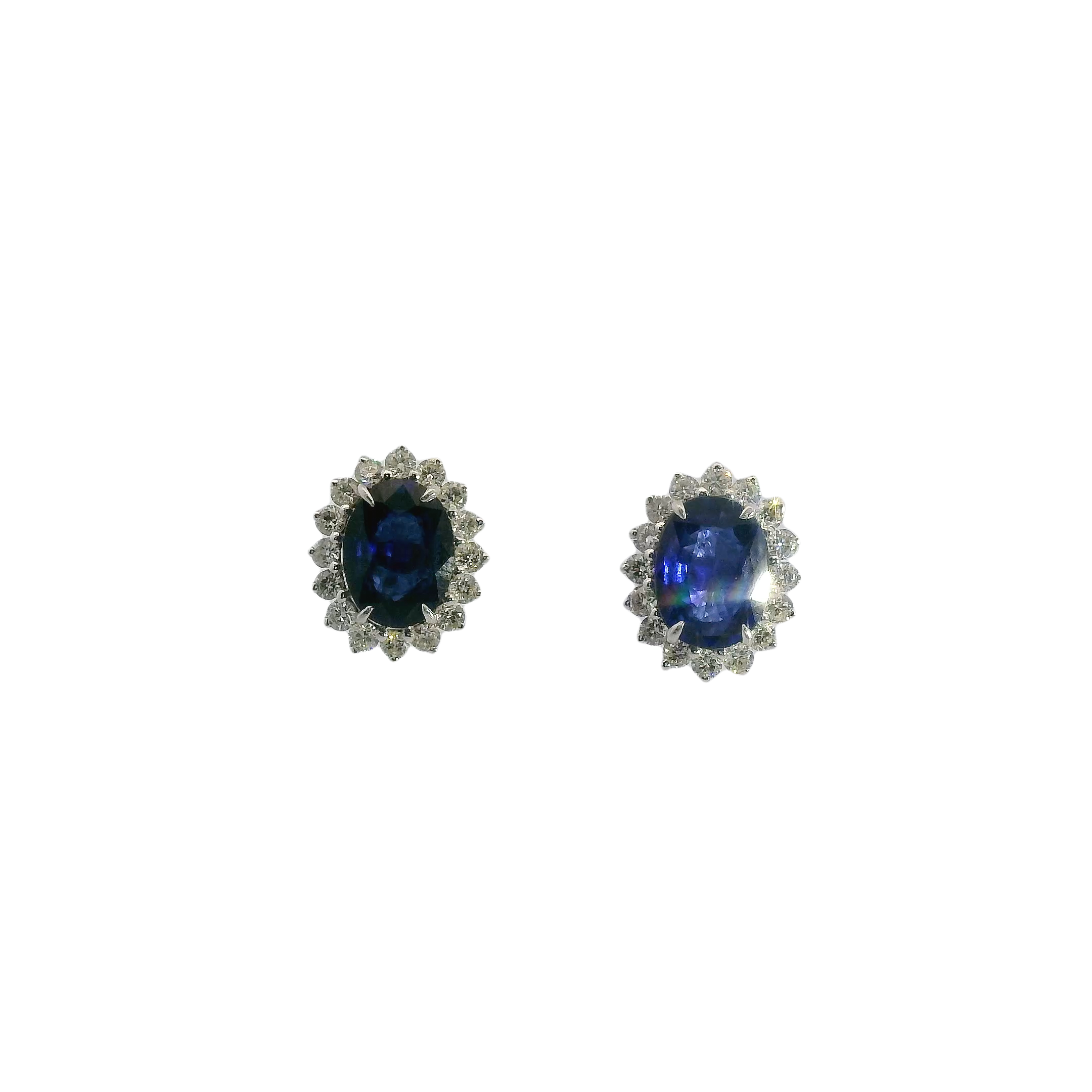 2.4 Ct Sapphire Earrings