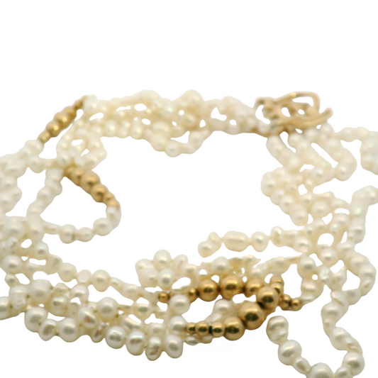 Vintage Pearl Strand Necklace