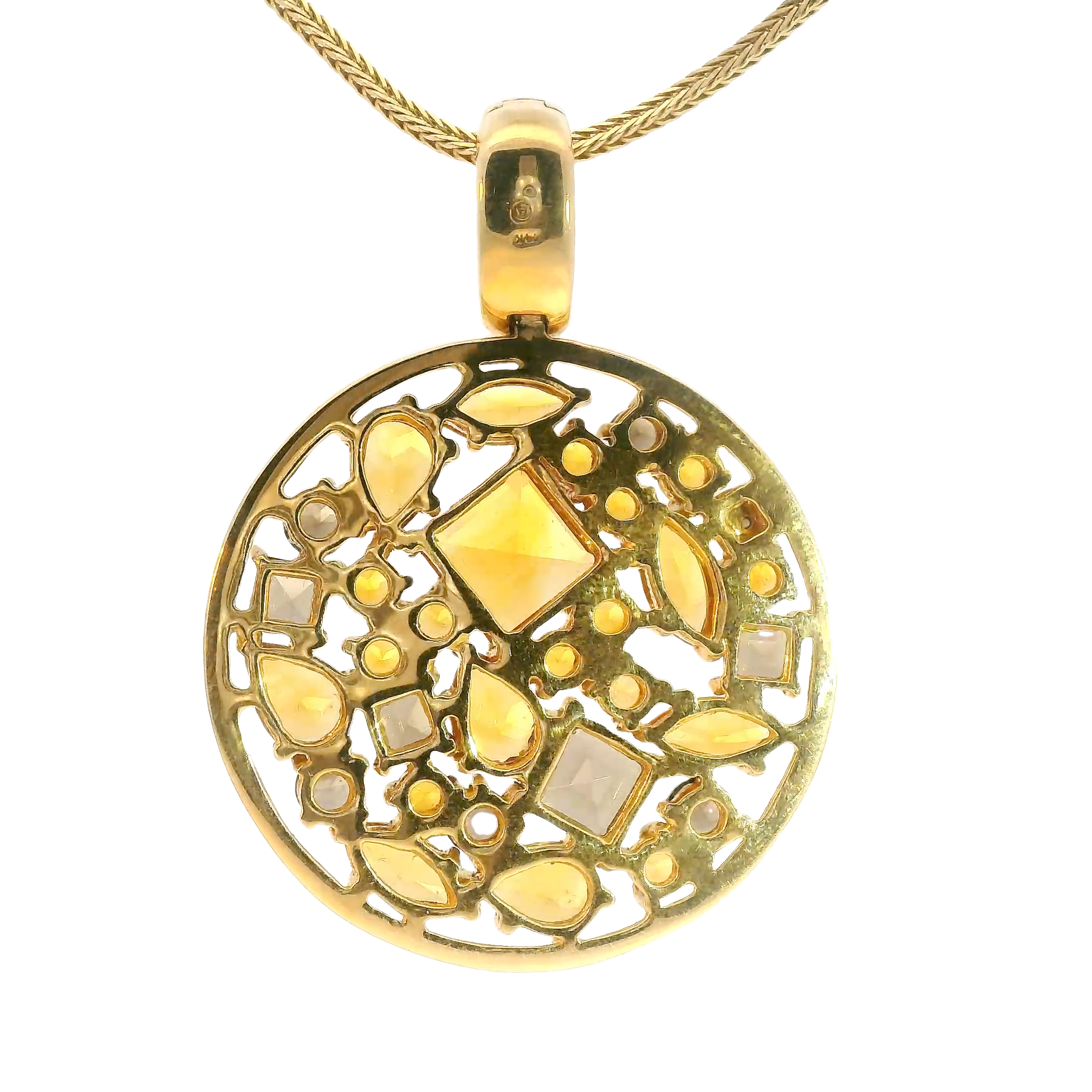 Gold and Gemstone Pendant