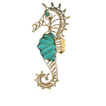 Load image into Gallery viewer, Seahorse Brooch
