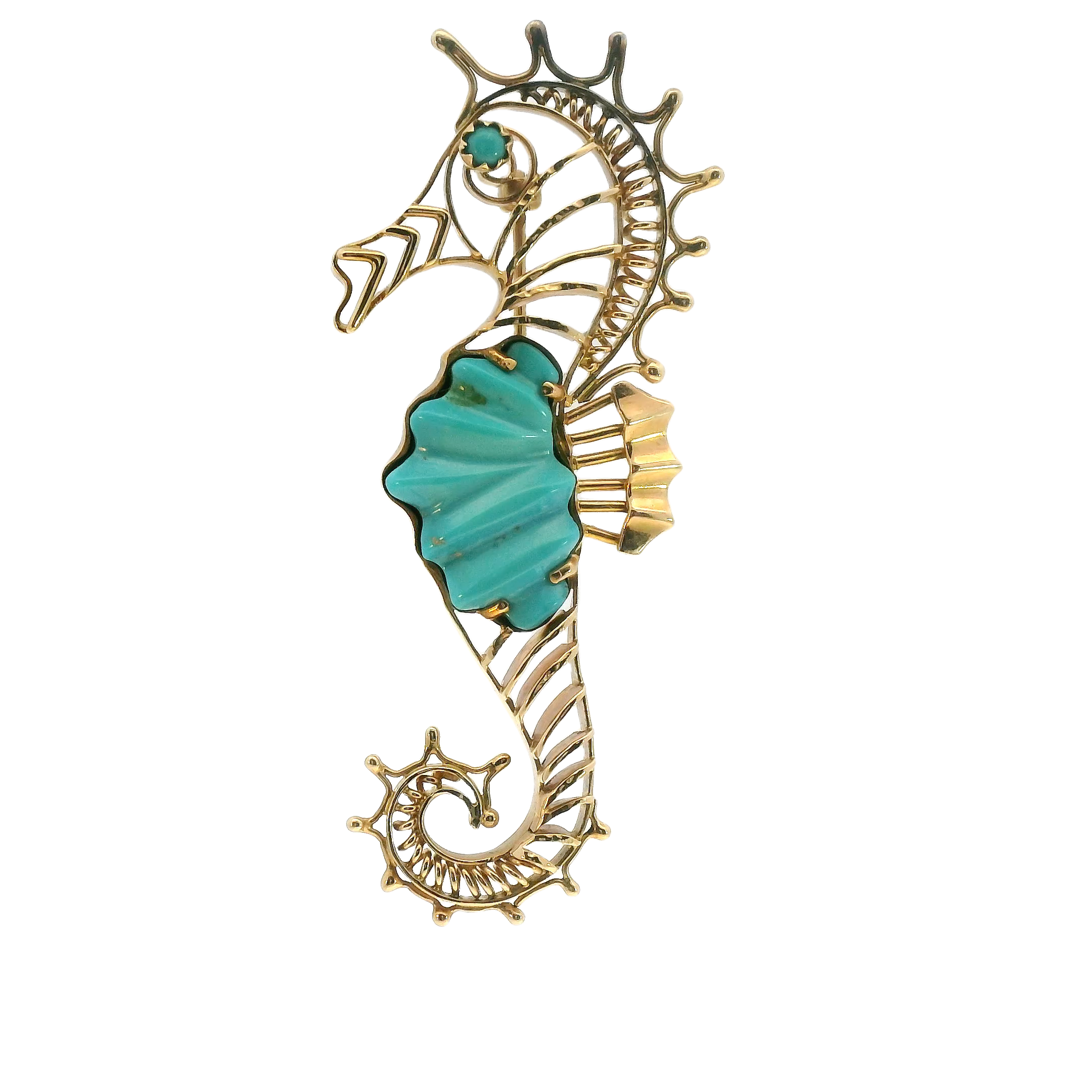 Seahorse Brooch