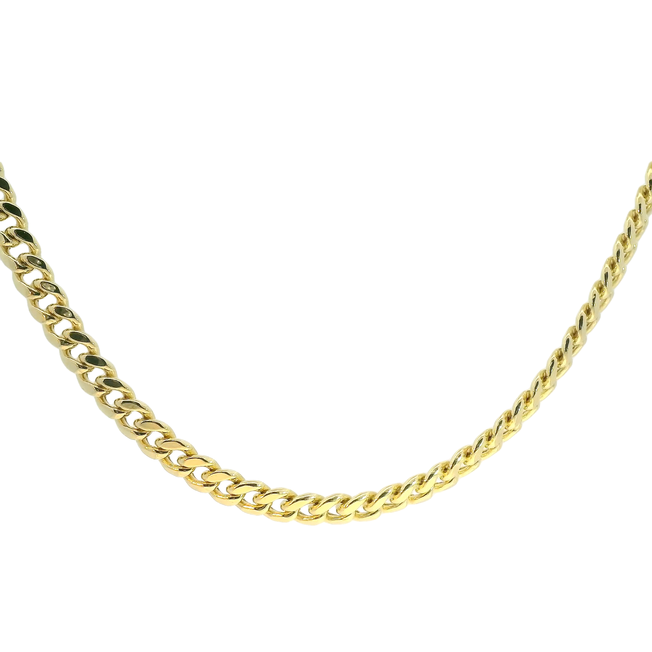 Hallow Gold Cuban link