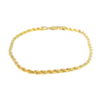 Load image into Gallery viewer, Solid Gold Rope Bracelet
