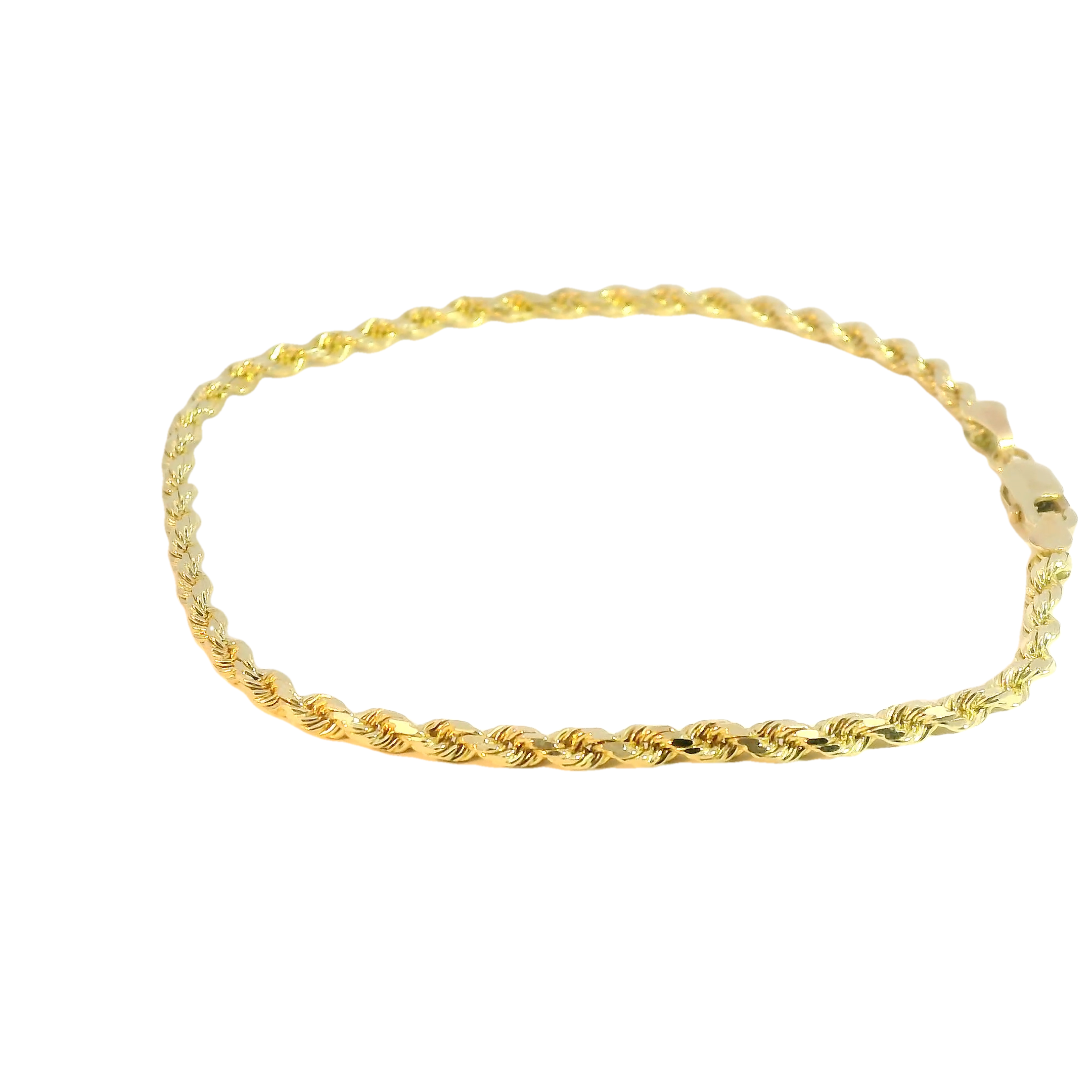 Solid Gold Rope Bracelet