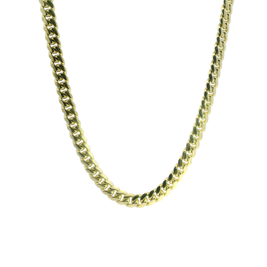 Solid Gold Cuban Necklace