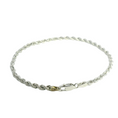 Load image into Gallery viewer, Solid White Gold Rope Bracelet
