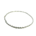 Load image into Gallery viewer, Solid White Gold Rope Bracelet
