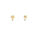 Load image into Gallery viewer, Gold tennis Earrings with Diamonds
