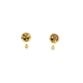 Load image into Gallery viewer, Gold tennis Earrings with Diamonds
