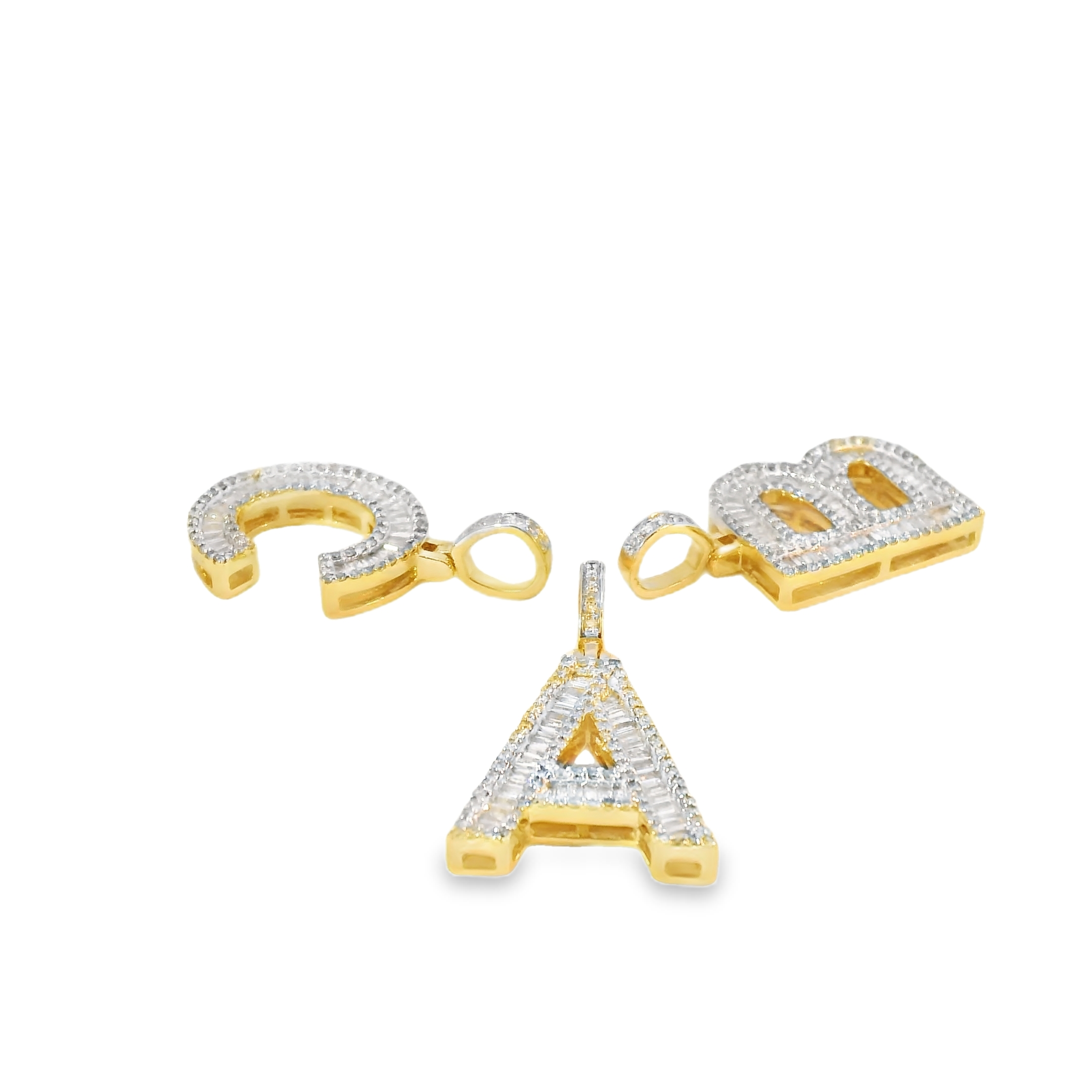 Gold Initial Pendants