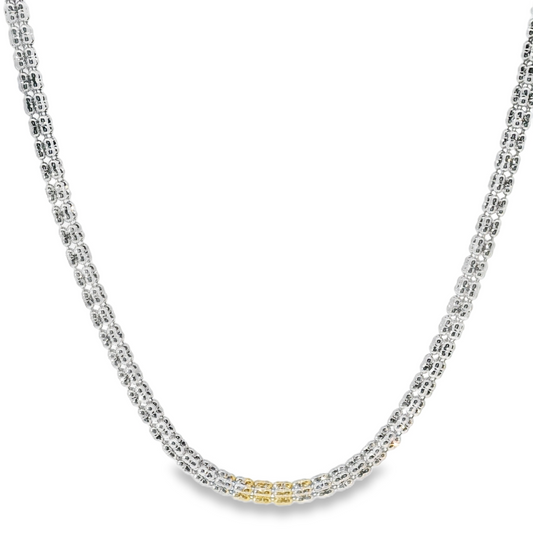 WHITE GOLD ICE Necklace