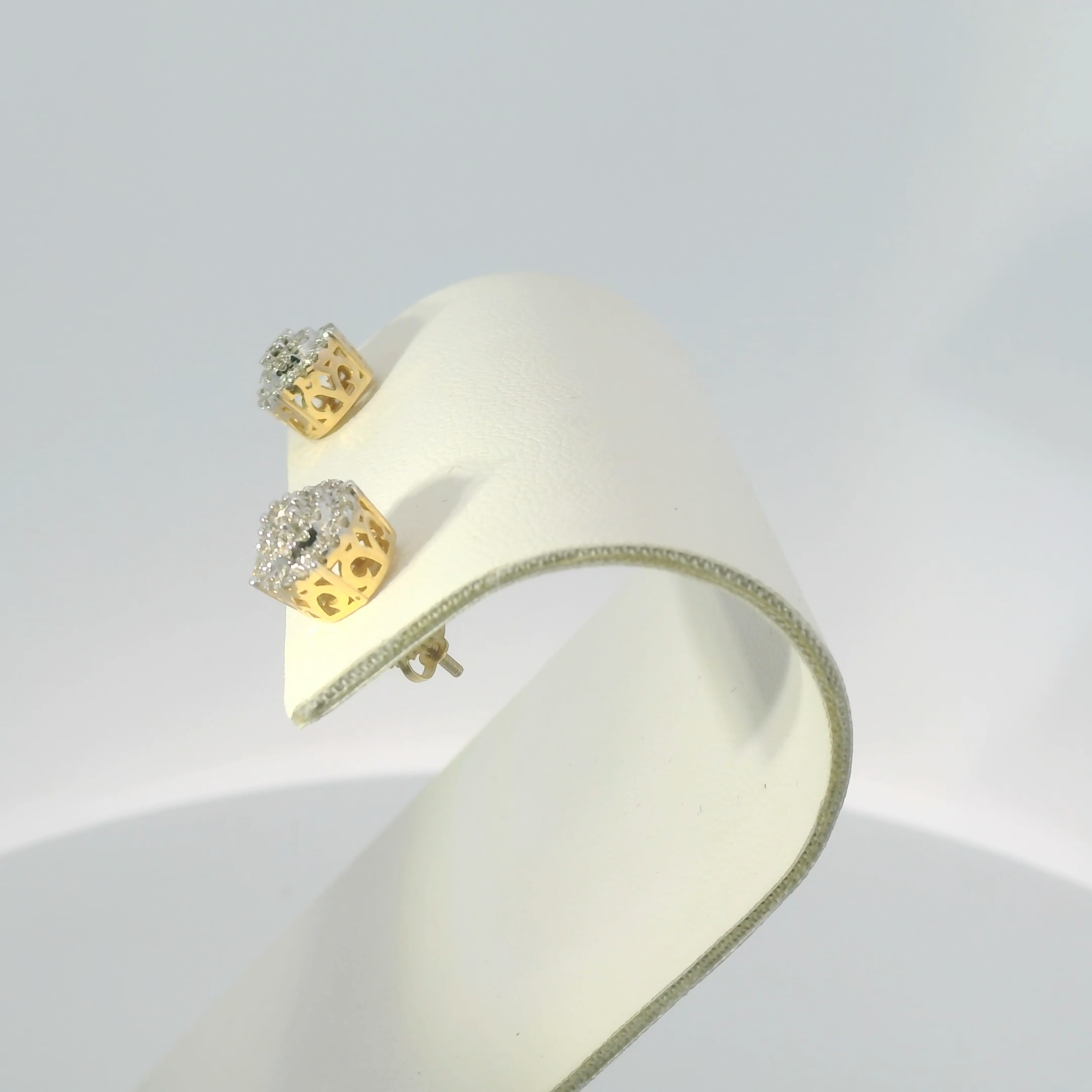 Diamond ilustion Stud Earrings