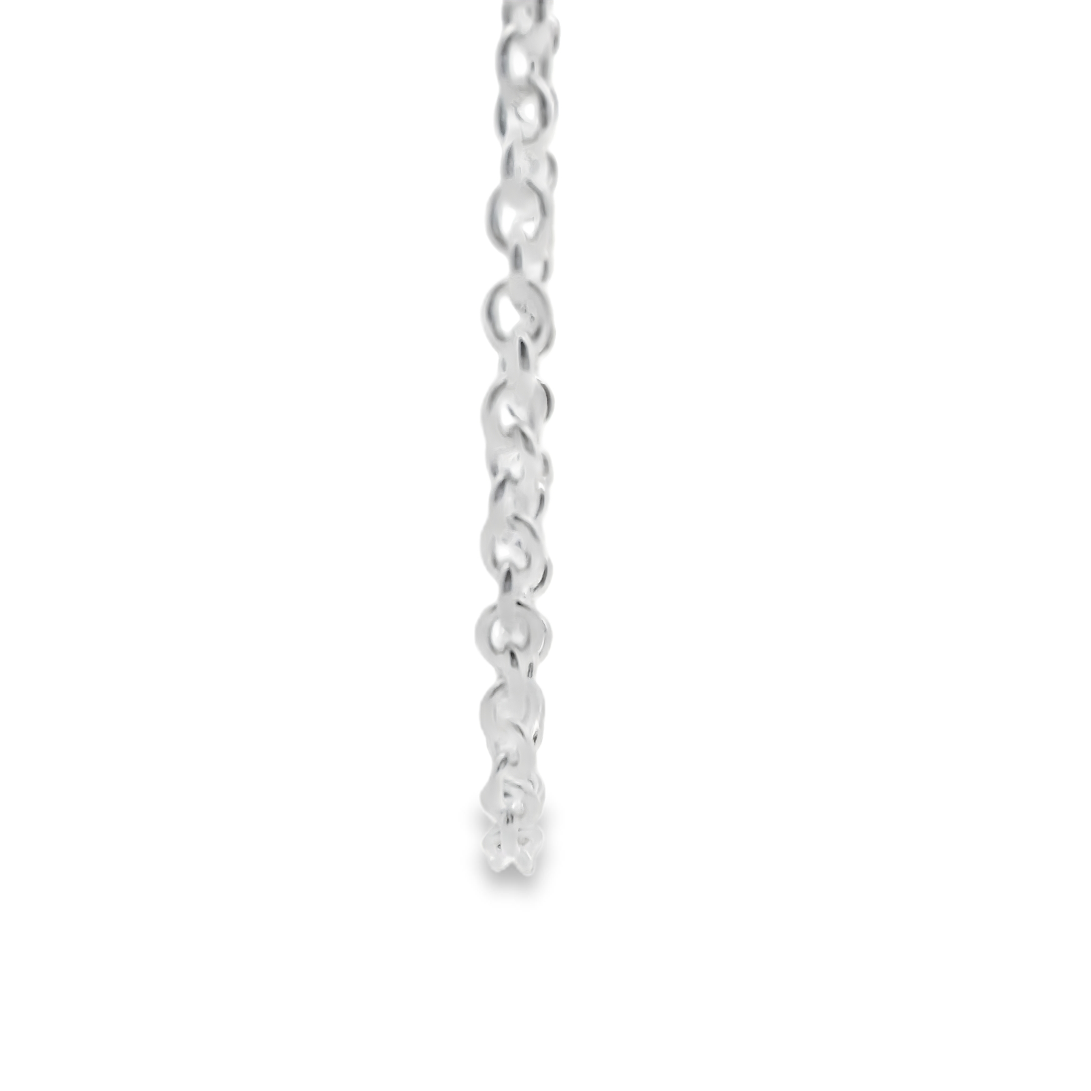 Silver Ellipse Necklace