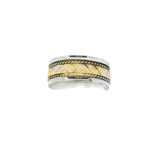 Two-Tone Spinner Ring