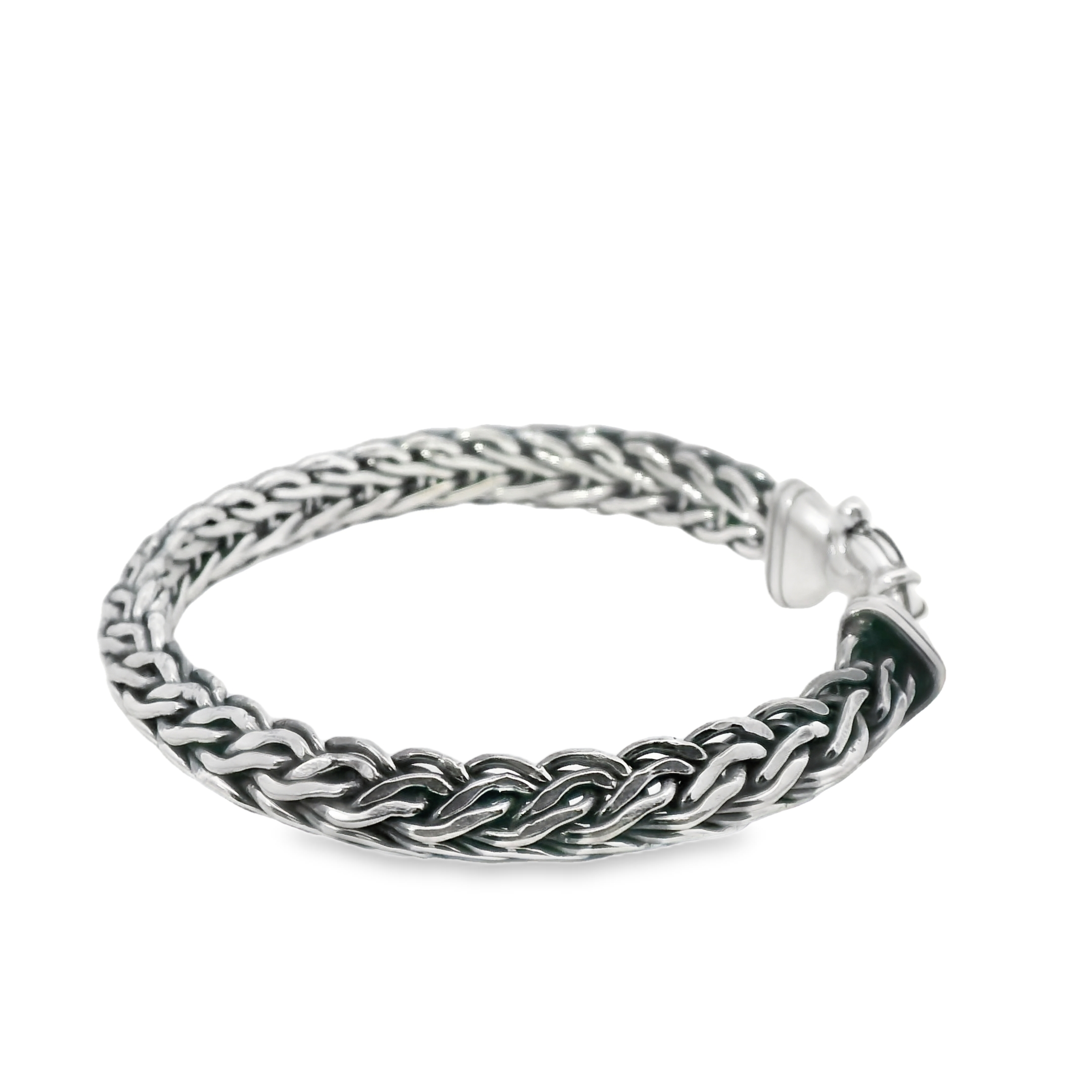 Silver Braided Bracelet