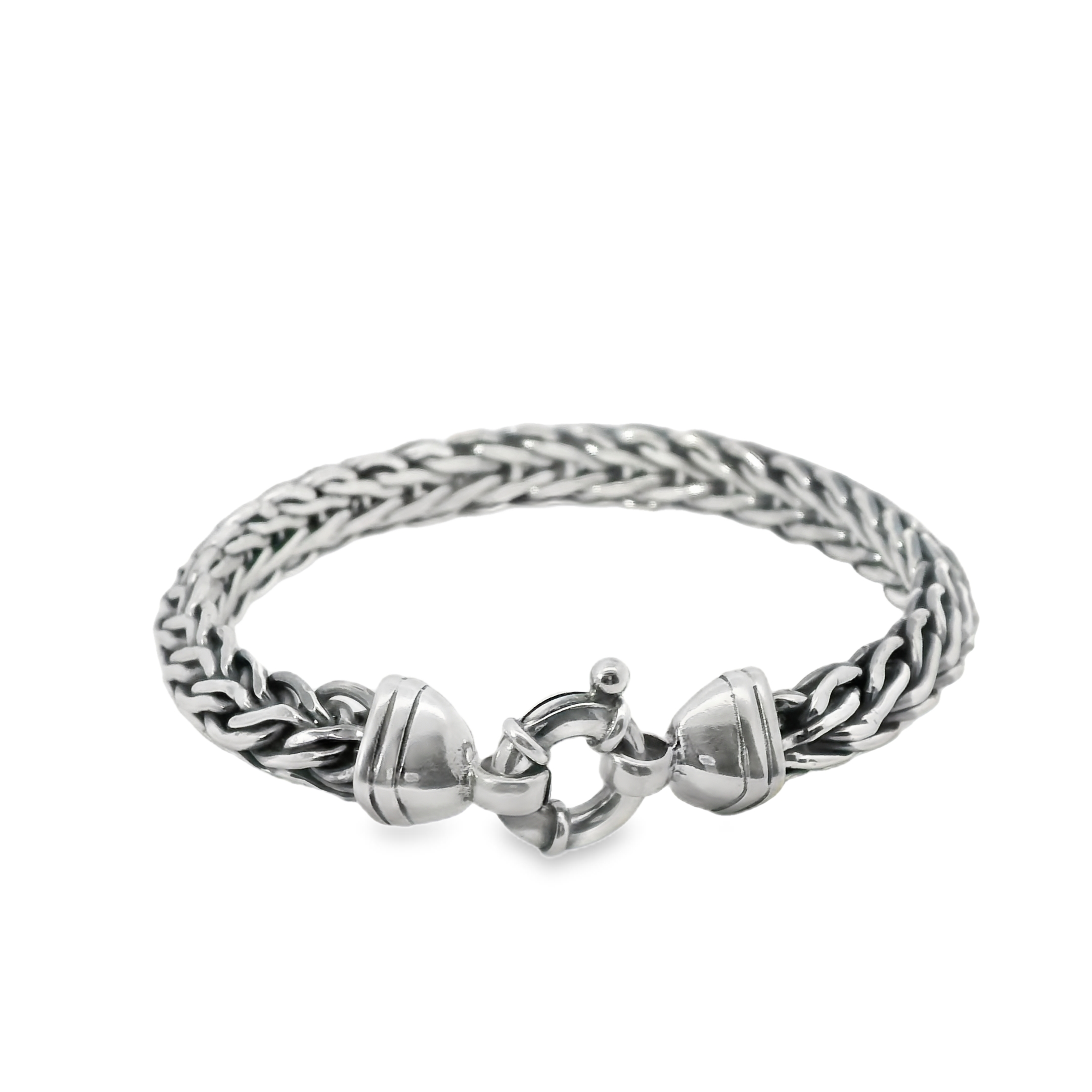 Silver Braided Bracelet