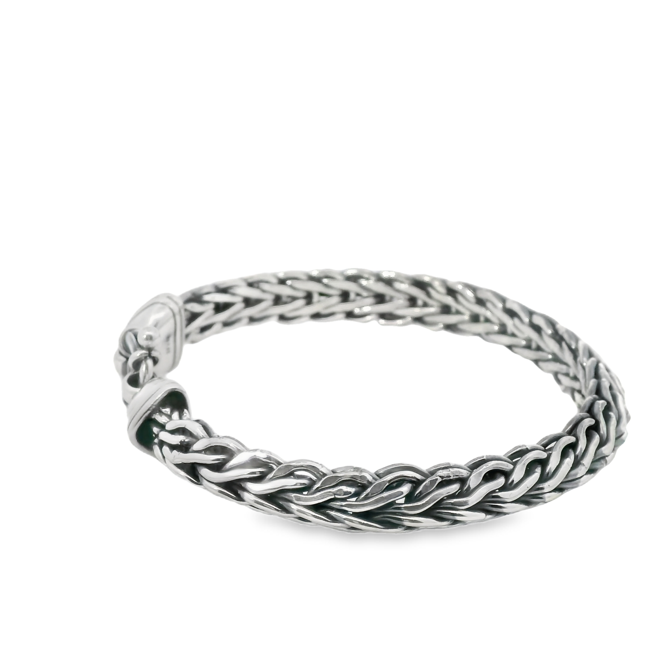 Silver Braided Bracelet