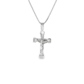 Load image into Gallery viewer, Silver Crucifix Pendant & Necklace
