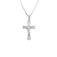 Load image into Gallery viewer, Silver Crucifix Pendant & Necklace
