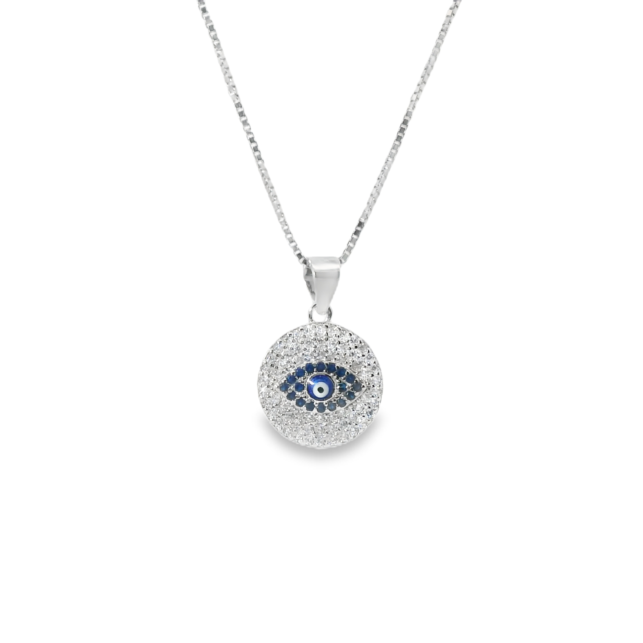 Blue Eye Pendant & Necklace