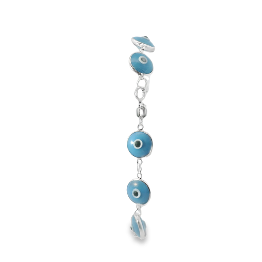 Charming Blue Evil Eye Bracelet