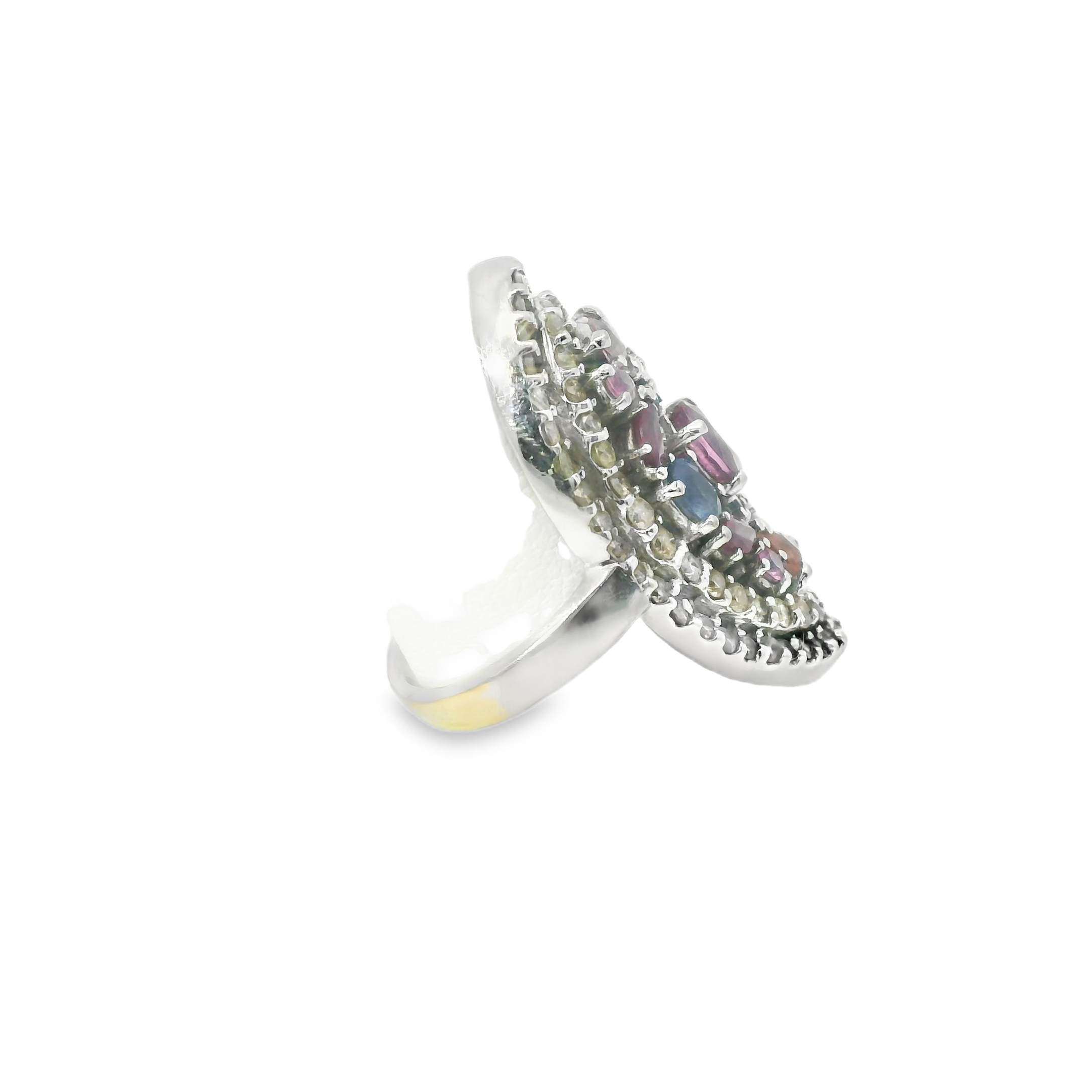 Multicolor Sapphire Ring