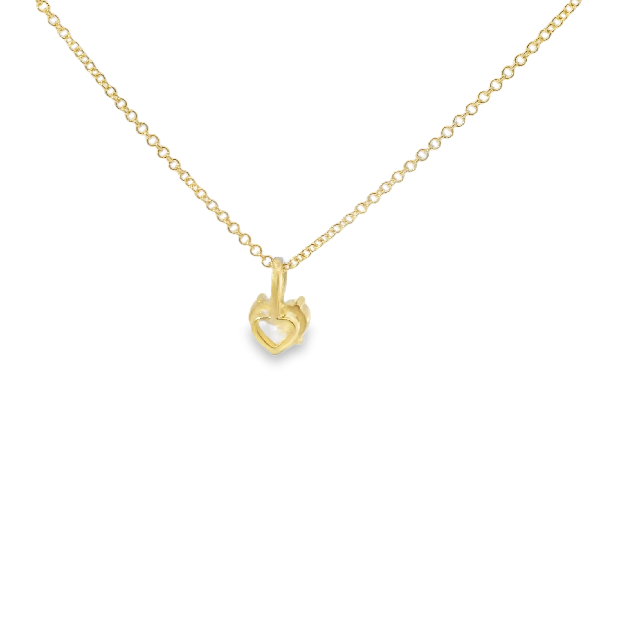 Heart-Shaped Pendant & Necklace