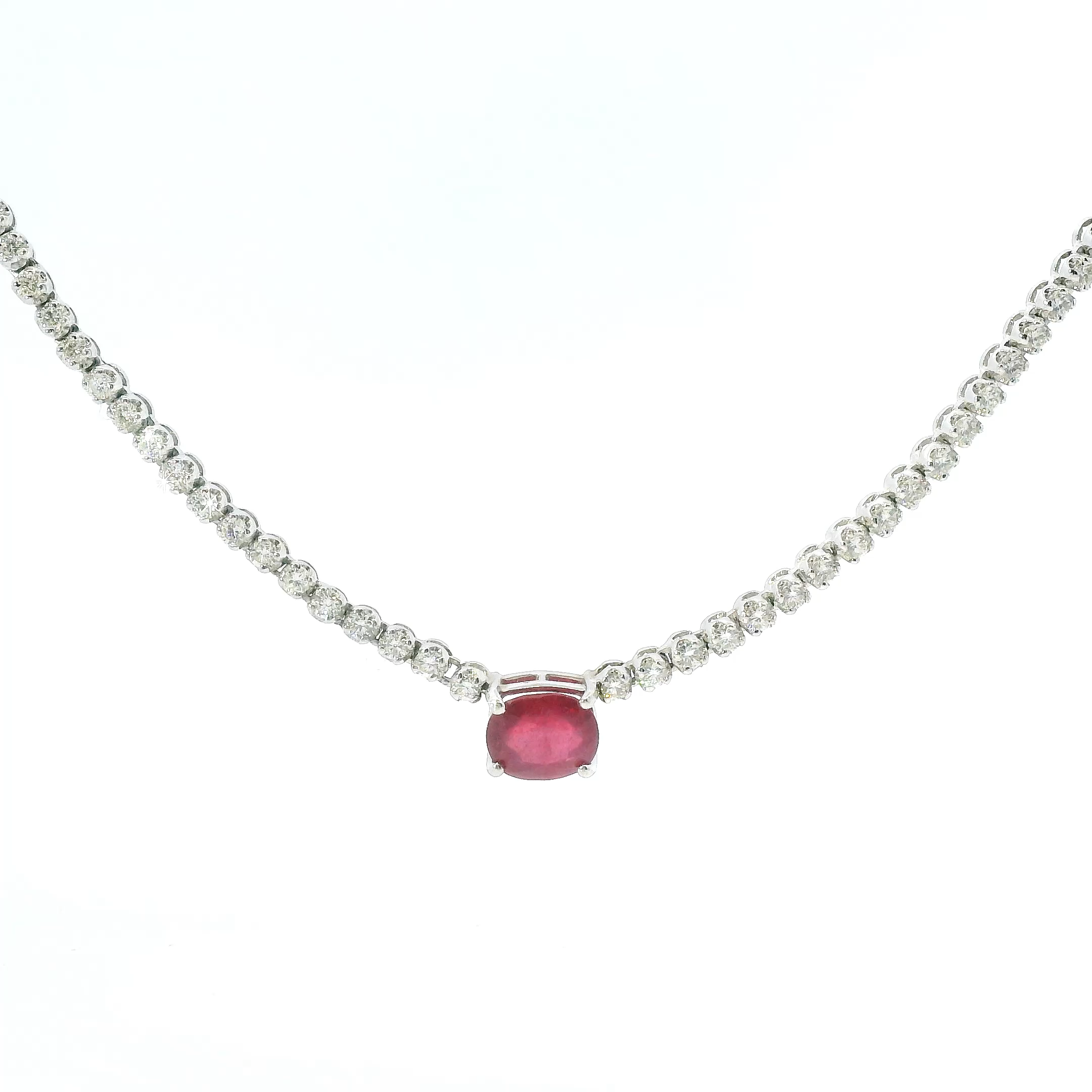 Ruby & Diamond Necklace