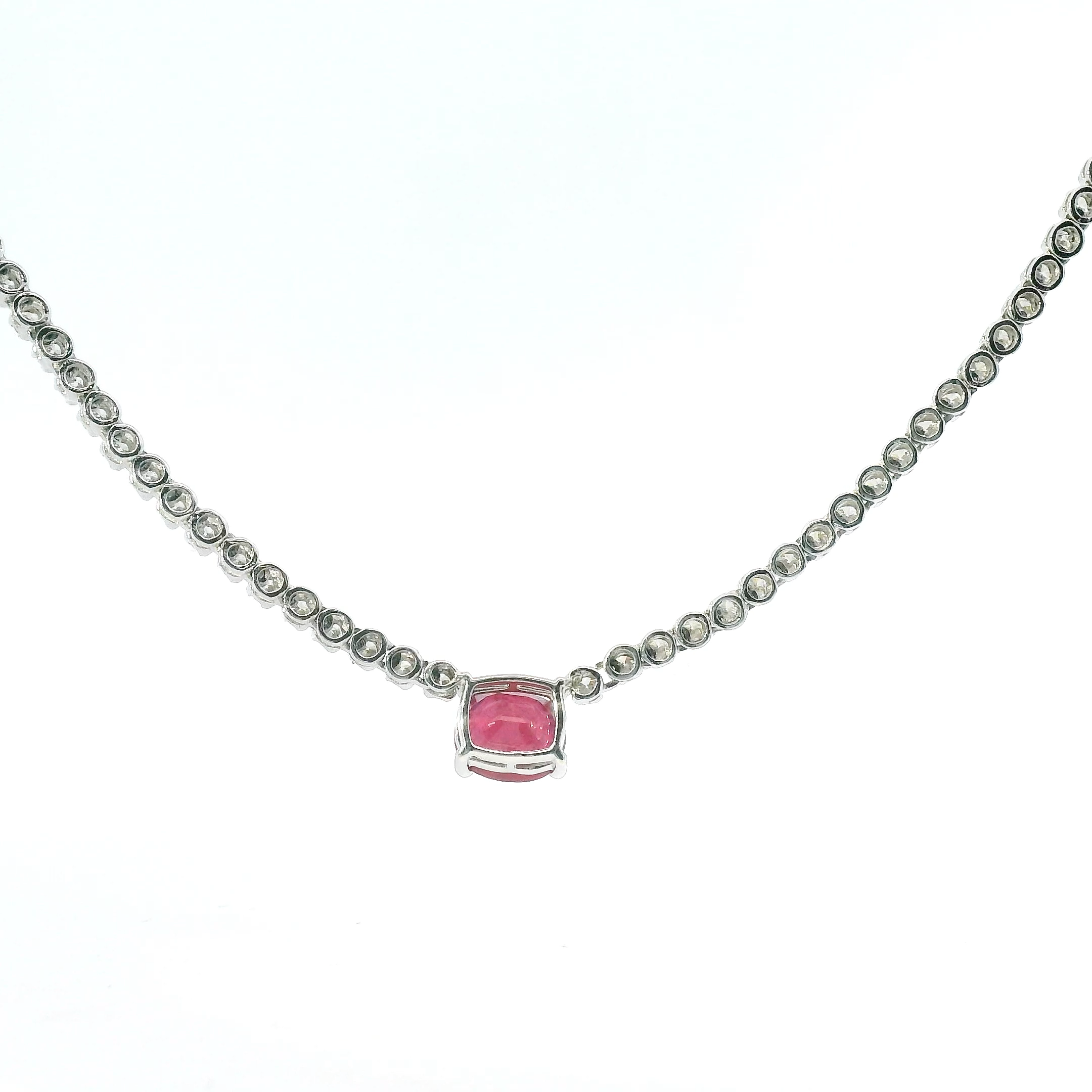 Ruby & Diamond Necklace