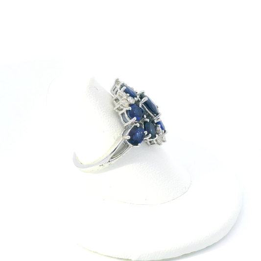 Sapphire and Diamond Ring