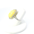 Load image into Gallery viewer, Opal Ring with Diamond Accents
