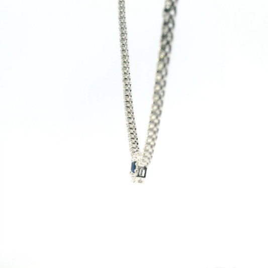 Sapphire & Diamond Necklace