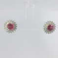 Load image into Gallery viewer, Pink Sapphire Earrings
