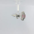 Load image into Gallery viewer, Pink Sapphire Earrings
