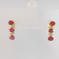 Load image into Gallery viewer, Ruby and Diamond Earrings
