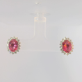 Load image into Gallery viewer, Pink Sapphire Earrings
