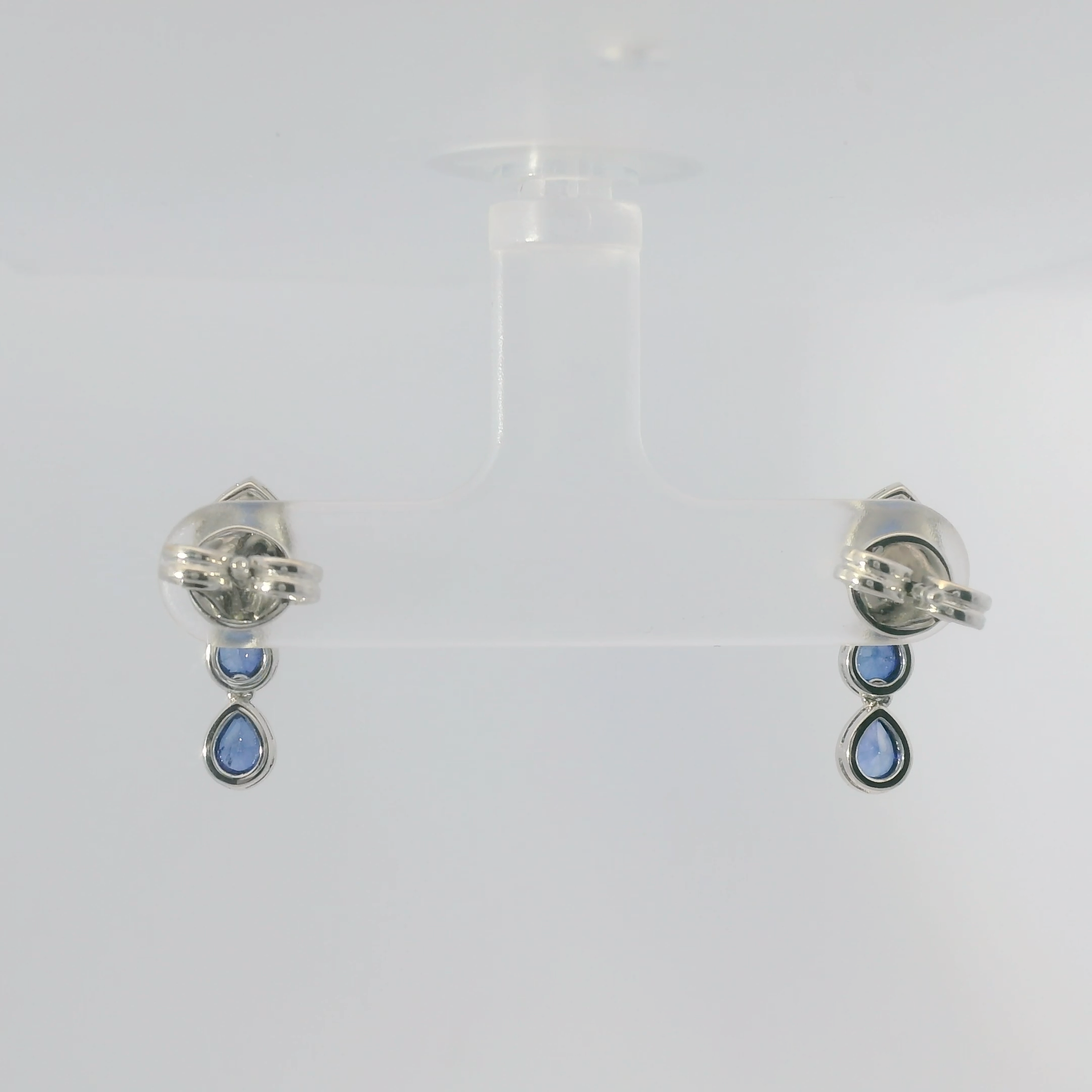 Sapphire Drop Earrings